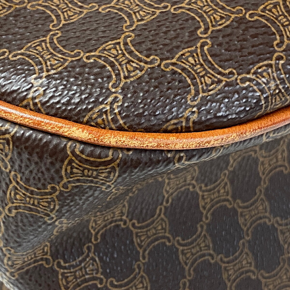 Celine Macadam Pattern Drawstring Shoulder Bag Br… - image 3